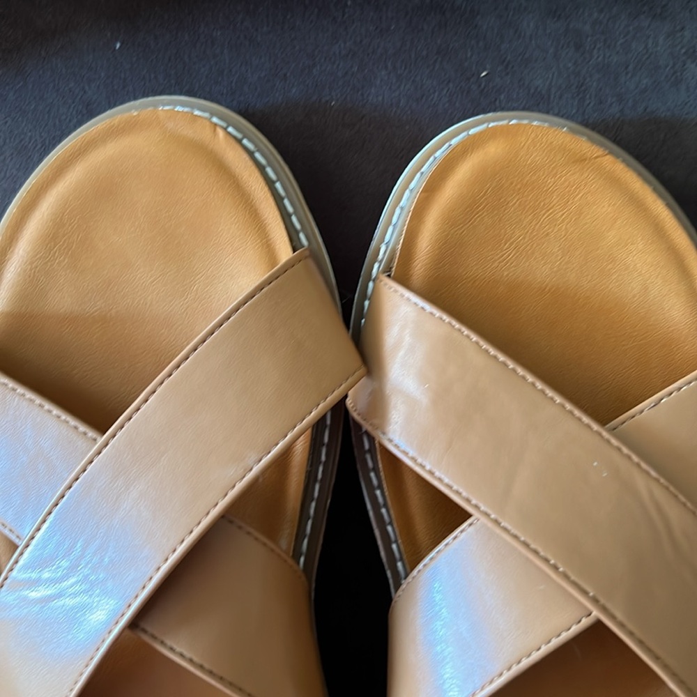 Torrid Crossover Platform Sandals - image 6